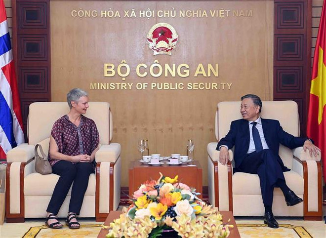 Minister of Public Security receives Norwegian Ambassador ảnh 1 Minister of Public Security receives Norwegian Ambassador ảnh 1