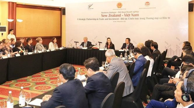 PM Jacinda Ardern attends Vietnam-New Zealand Business Dialogue ảnh 1