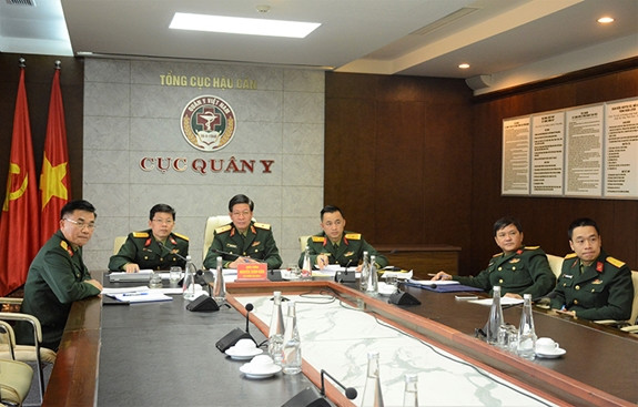 ASEAN Centre of Military Medicine discusses coordination in fighting COVID-19 ảnh 1