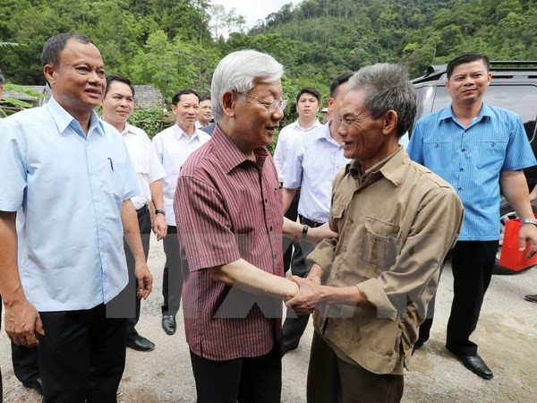 Party leader urges Bac Kan to focus on infrastructure development ảnh 1