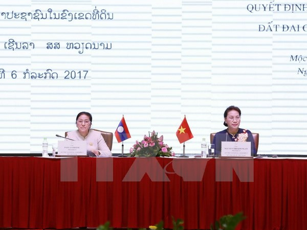 Vietnam, Laos share experience on land management ảnh 1 Vietnam, Laos share experience on land management ảnh 1