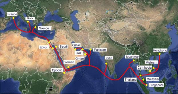 VNPT to deploy AAE-1 submarine cable ảnh 1 VNPT to deploy AAE-1 submarine cable ảnh 1