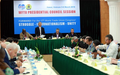 Hanoi hosts WFTU Presidential Council's meeting ảnh 1 Hanoi hosts WFTU Presidential Council's meeting ảnh 1