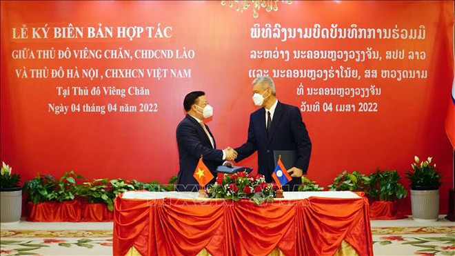 Hanoi, Vientiane enhance cooperation ảnh 1 Hanoi, Vientiane enhance cooperation ảnh 1