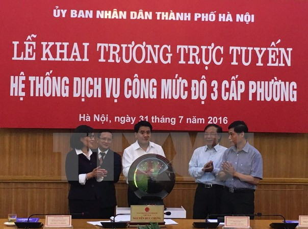 Hanoi launches e-government system in 12 districts ảnh 1 Hanoi launches e-government system in 12 districts ảnh 1