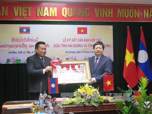 Hai Duong fosters ties with Vientiane province ảnh 1