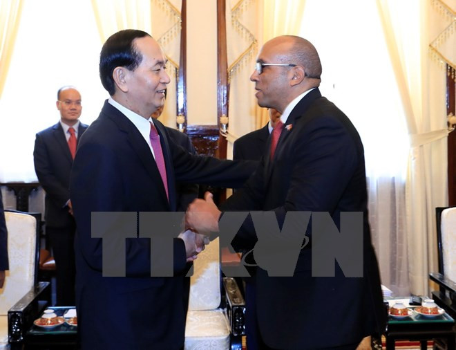 President Tran Dai Quang receives outgoing Cuban ambassador ảnh 1 President Tran Dai Quang receives outgoing Cuban ambassador ảnh 1