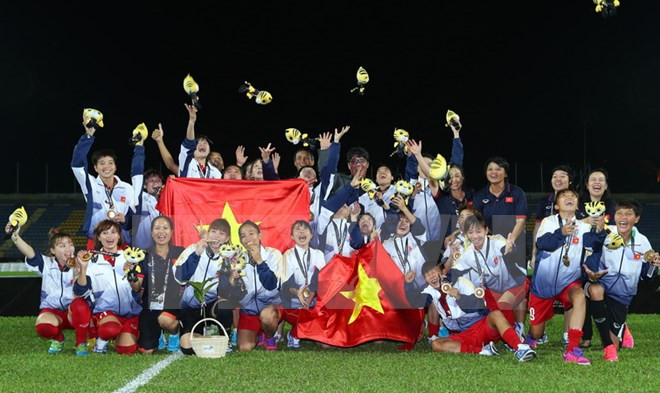 Vietnamese women triumph at SEA Games ảnh 1