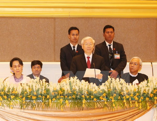 Joint statement on Vietnam-Myanmar comprehensive partnership ảnh 1 Joint statement on Vietnam-Myanmar comprehensive partnership ảnh 1