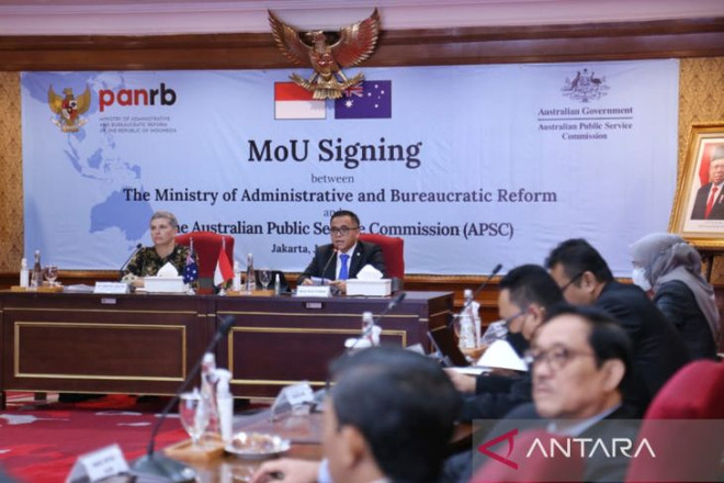Indonesia, Australia continue cooperation in capacity-building, management for State employees ảnh 1 Indonesia, Australia continue cooperation in capacity-building, management for State employees ảnh 1