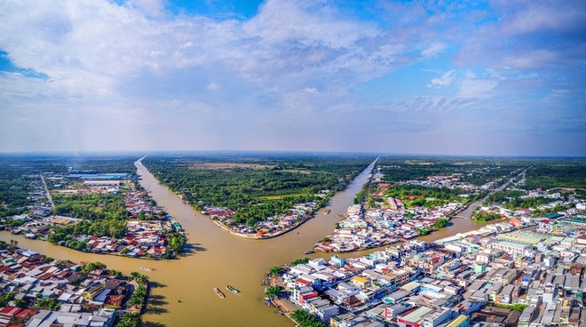Efforts exerted to increase climate change adaptability of Mekong Delta urban systems ảnh 1