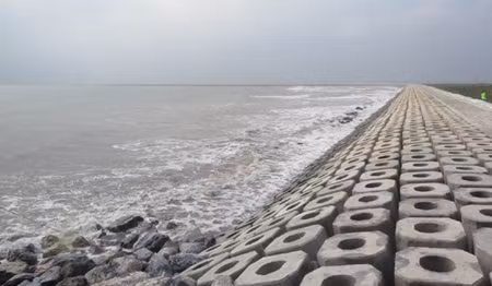 Lach Giang estuary project helps develop northern region ảnh 1