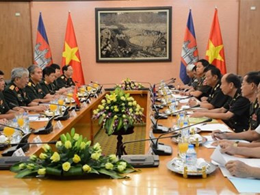 Second Vietnam-Cambodia defence policy dialogue held in Hanoi ảnh 1 Second Vietnam-Cambodia defence policy dialogue held in Hanoi ảnh 1