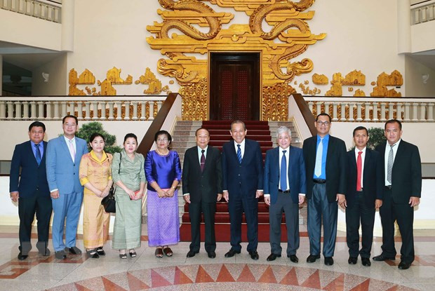 Deputy PM receives Cambodian religion minister ảnh 1