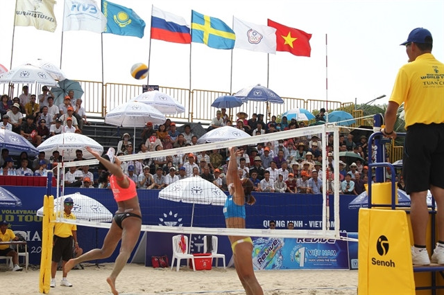 Beach volleyball tour to hit Quang Ninh province ảnh 1 Beach volleyball tour to hit Quang Ninh province ảnh 1