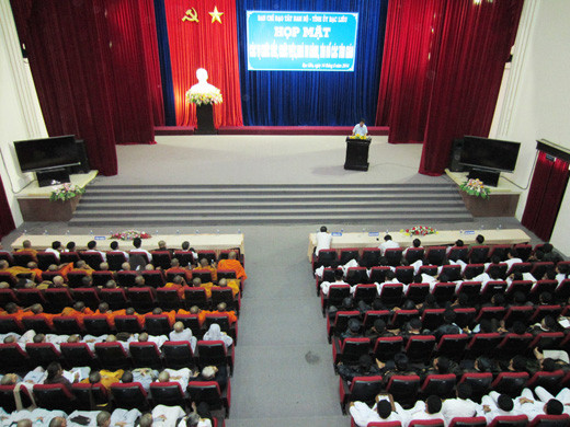Bac Lieu officials meet with ethnic, religious representatives ảnh 1 Bac Lieu officials meet with ethnic, religious representatives ảnh 1