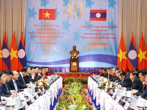 Vietnamese, Lao PMs co-chair Inter-Governmental committee meeting ảnh 1 Vietnamese, Lao PMs co-chair Inter-Governmental committee meeting ảnh 1