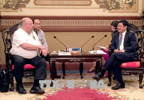 HCM City leader thanks US veterans for boosting ties with Vietnam ảnh 1 HCM City leader thanks US veterans for boosting ties with Vietnam ảnh 1