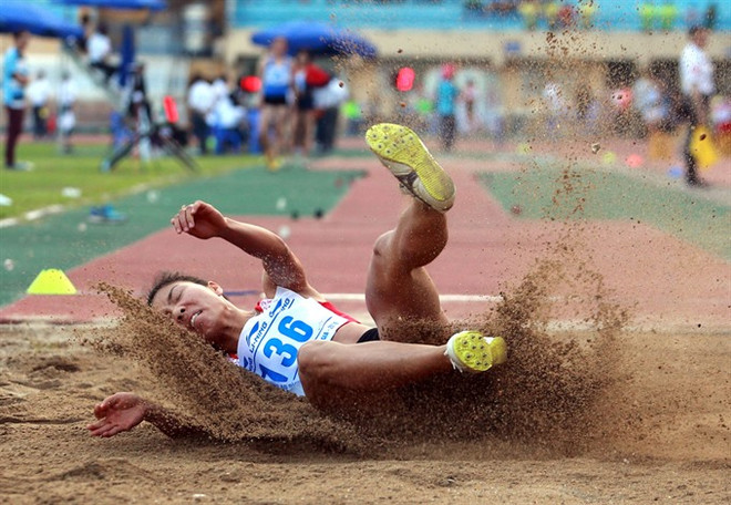 Vietnamese athlete wins gold at Asian Indoor Athletics Champs ảnh 1 Vietnamese athlete wins gold at Asian Indoor Athletics Champs ảnh 1