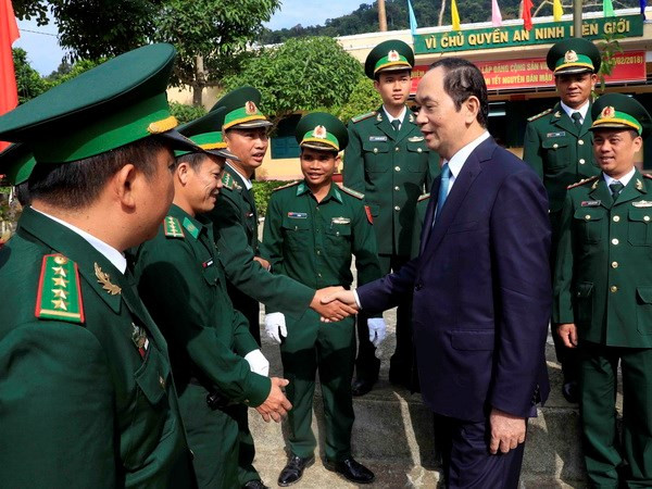 President visits Kon Tum ahead of traditional Tet ảnh 1