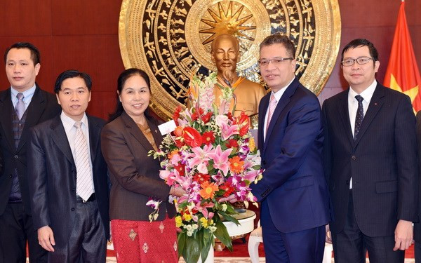 Lao ambassador congratulates CPV on founding anniversary ảnh 1 Lao ambassador congratulates CPV on founding anniversary ảnh 1