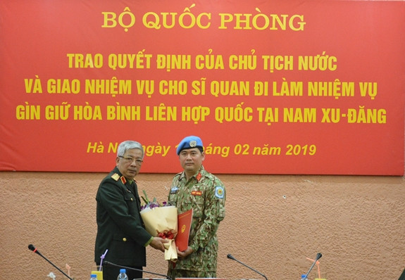 Another Vietnamese officer assigned peacekeeping duty in South Sudan ảnh 1 Another Vietnamese officer assigned peacekeeping duty in South Sudan ảnh 1