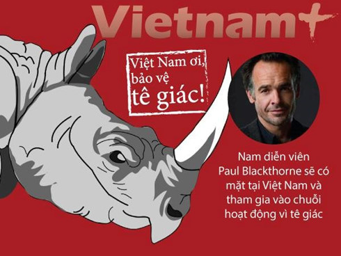 Hollywood filmmaker to join activities for rhino in Vietnam ảnh 1 Hollywood filmmaker to join activities for rhino in Vietnam ảnh 1
