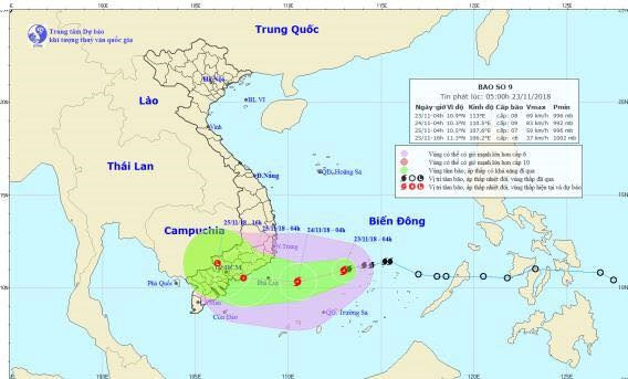 Typhoon Usagi heads to south central Vietnam ảnh 1 Typhoon Usagi heads to south central Vietnam ảnh 1