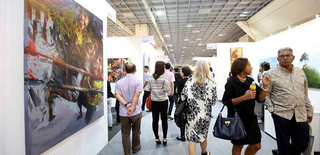 Vietnamese lacquer paintings present at Malaysia Art Expo ảnh 1 Vietnamese lacquer paintings present at Malaysia Art Expo ảnh 1