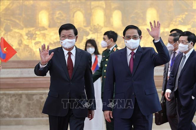 Vietnamese, Lao leaders agree on cooperation orientations ảnh 1 Vietnamese, Lao leaders agree on cooperation orientations ảnh 1