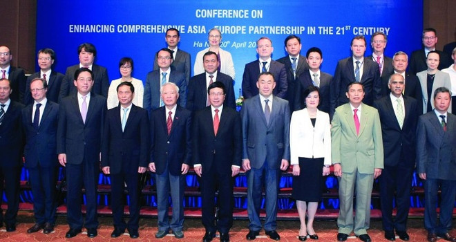 High-level policy dialogue marks 25th anniversary of ASEM ảnh 1