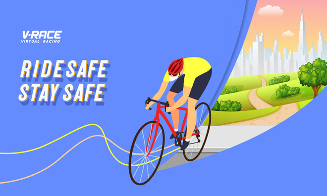 First-ever virtual cycling race held on V-race platform ảnh 1 First-ever virtual cycling race held on V-race platform ảnh 1
