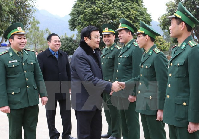 President continues tour of northern mountainous provinces ảnh 1