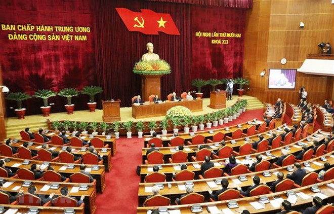 Party Central Committee’s 12th plenum concludes ảnh 1 Party Central Committee’s 12th plenum concludes ảnh 1
