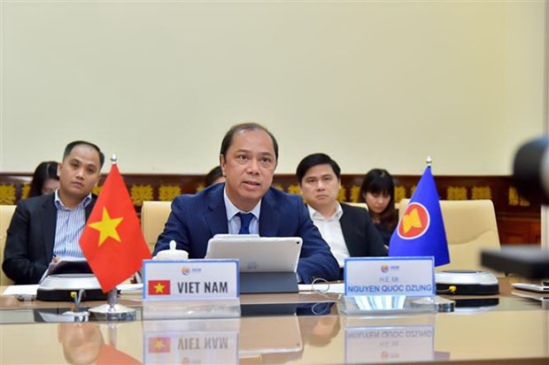 ASEAN senior officials meet online ảnh 1