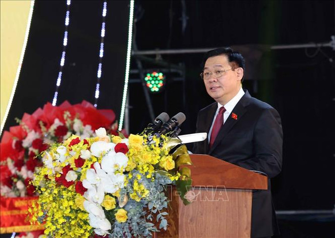 NA Chairman attends ceremony marking 20th anniversary of Dak Nong's re-establishment ảnh 1