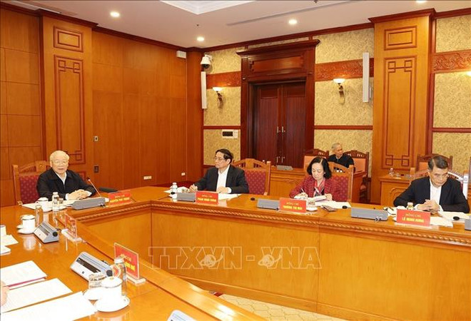 Art official shows support to Party chief’s speech on personnel affairs ảnh 1 Art official shows support to Party chief’s speech on personnel affairs ảnh 1