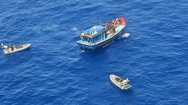 Vietnamese fishing boat seized in Australia ảnh 1 Vietnamese fishing boat seized in Australia ảnh 1