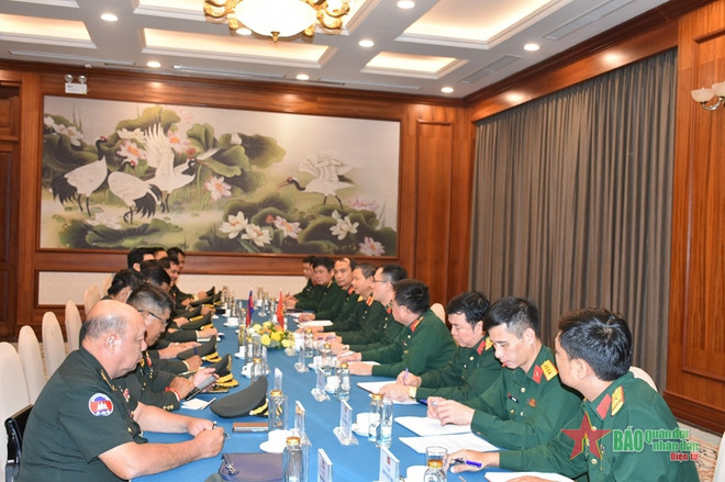 Vietnam, Cambodia foster cooperation in military strategic research ảnh 1 Vietnam, Cambodia foster cooperation in military strategic research ảnh 1