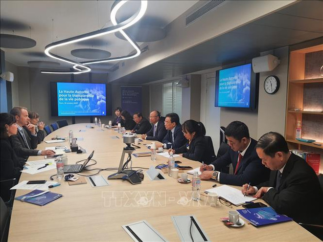Vietnam, France share experience in public transparency, anti-corruption ảnh 1 Vietnam, France share experience in public transparency, anti-corruption ảnh 1