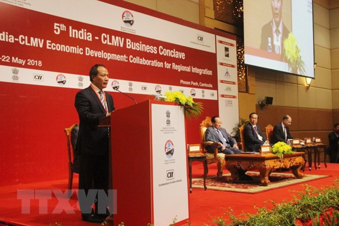 Vietnam attends India-CLMV trade conference in Cambodia ảnh 1