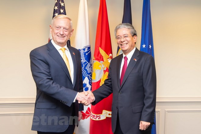 US Secretary of Defence vows to foster cooperative ties with Vietnam ảnh 1 US Secretary of Defence vows to foster cooperative ties with Vietnam ảnh 1