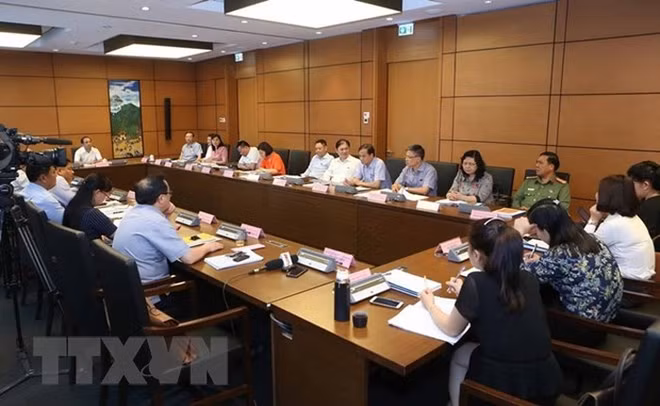 Legislators debate draft laws on May 23 ảnh 1