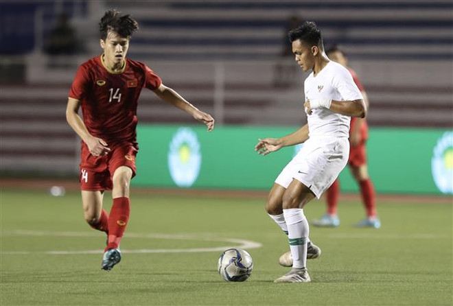 SEA Games 30: Vietnam score thrilling 2-1 comeback win over Indonesia ảnh 2 SEA Games 30: Vietnam score thrilling 2-1 comeback win over Indonesia ảnh 2