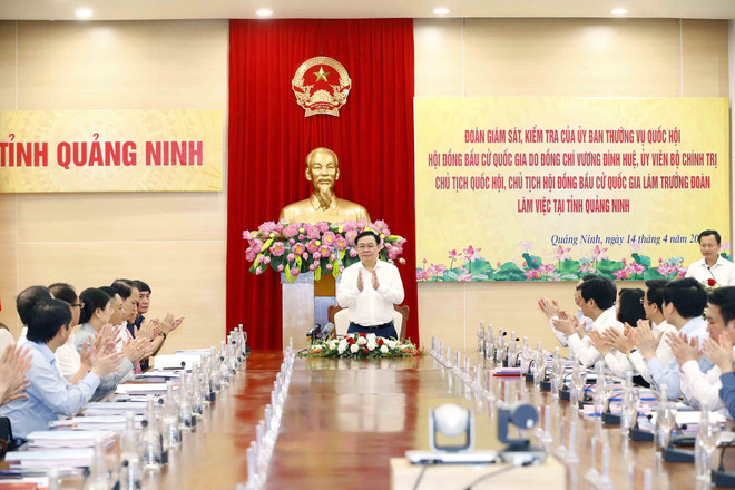 NA Chairman examines election preparations in Quang Ninh ảnh 2