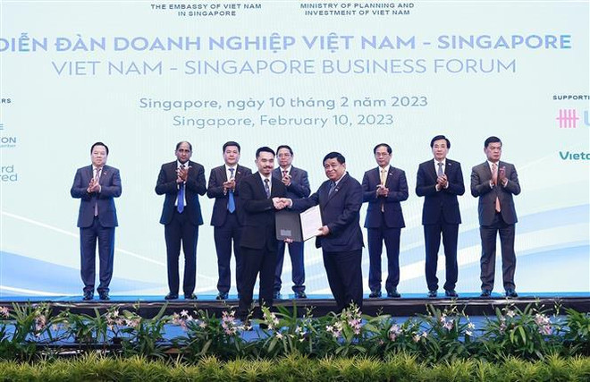 Prime Minister attends Vietnam – Singapore business forum ảnh 2 Prime Minister attends Vietnam – Singapore business forum ảnh 2