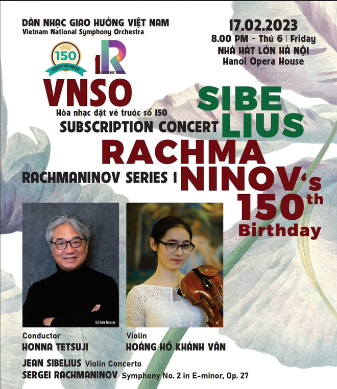 Concert marking 150th birthday of Rachmaninov to open in Hanoi ảnh 1 Concert marking 150th birthday of Rachmaninov to open in Hanoi ảnh 1