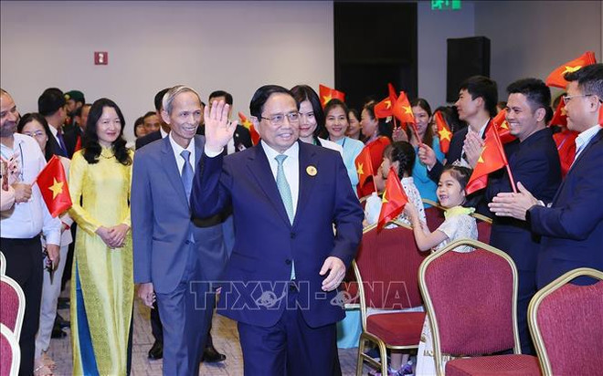 PM meets with overseas Vietnamese in Saudi Arabia ảnh 1 PM meets with overseas Vietnamese in Saudi Arabia ảnh 1