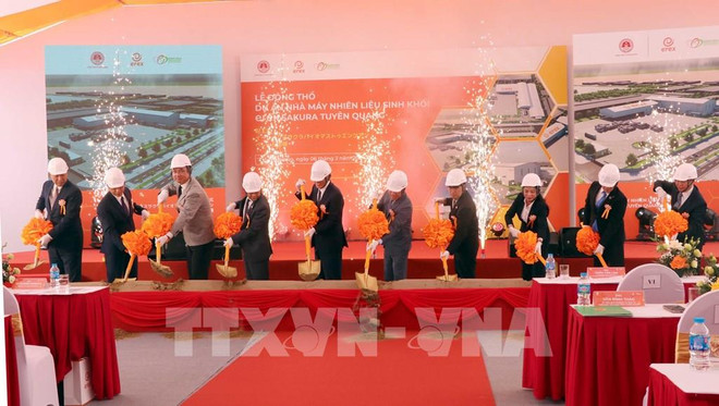 Tuyen Quang breaks ground on new biomass fuel plant with Japanese partner ảnh 1 Tuyen Quang breaks ground on new biomass fuel plant with Japanese partner ảnh 1