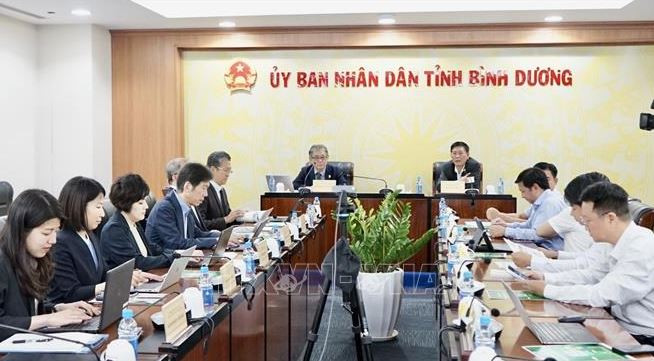 Binh Duong, Japanese region cooperate in building environmental protection capacity ảnh 1